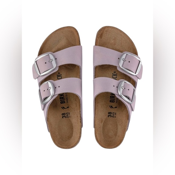 🆕 BIRKENSTOCK | ARIZONA | BIG BUCKLE | YOMO LILAC | EU 38 NARROW - Picture 1 of 10